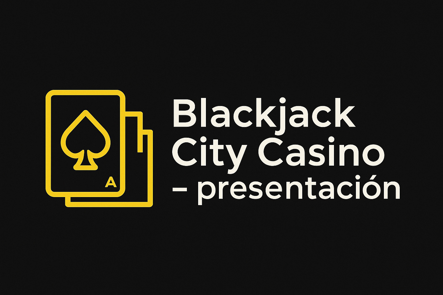 Blackjack City Casino ? presentacin