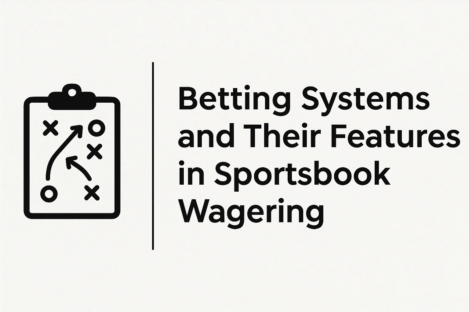 Betting Systems and Their Features in Sportsbook Wagering