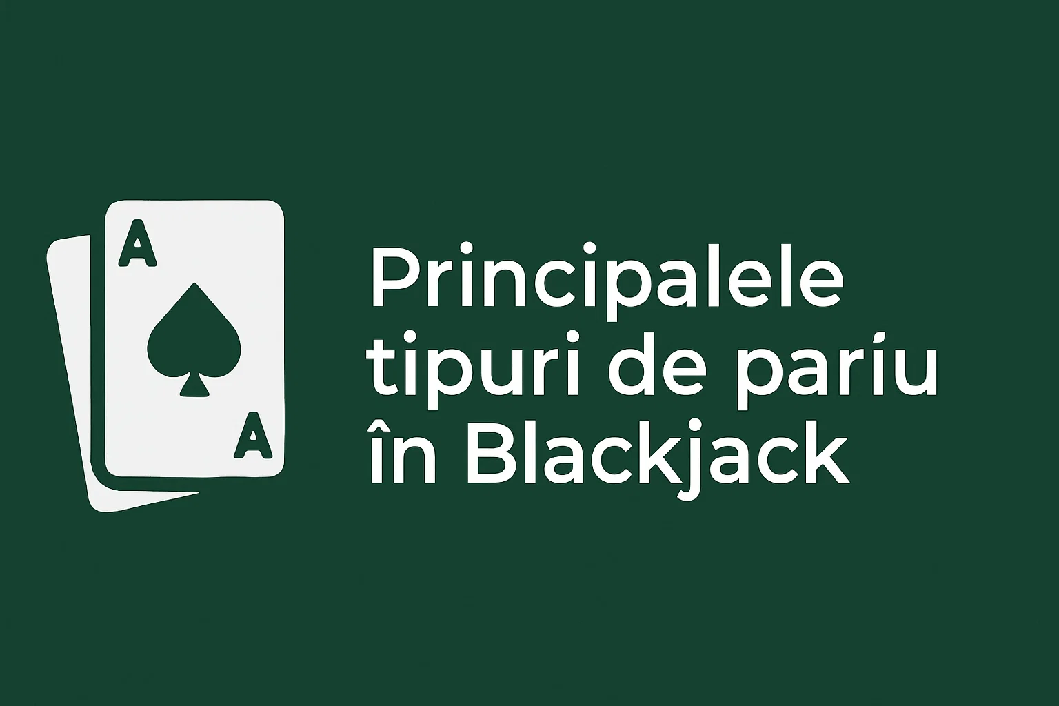 Principalele tipuri de pariu n Blackjack